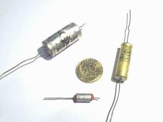 Condensateurs lectro-chimiques non polariss.